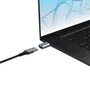 Trust Adaptador Calyx 2xUSB-C a USB-A Negro